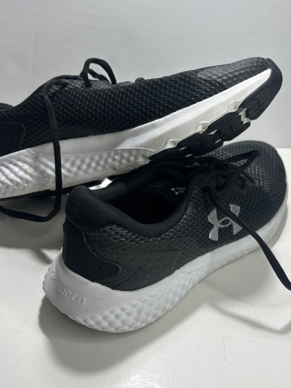 Under Armour Shoes Womens 9 Charge Rogue Athletic Sneakers Black Lace Up Low Top